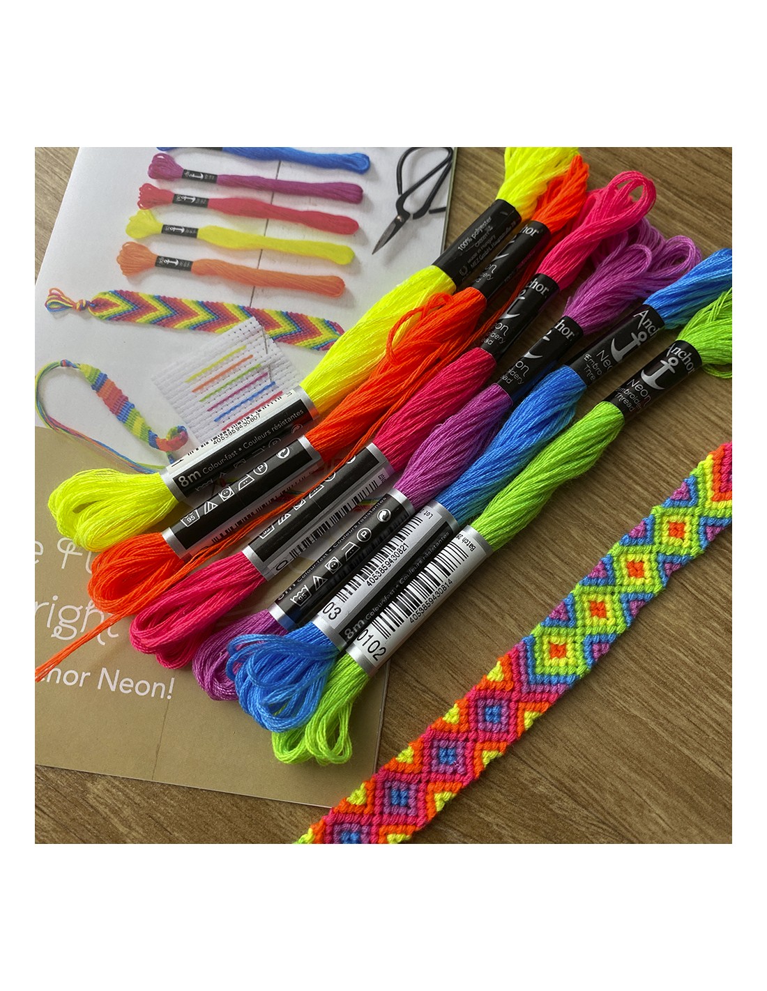 100 Colores hilos para hacer pulseras, hilos, hilos de bordar